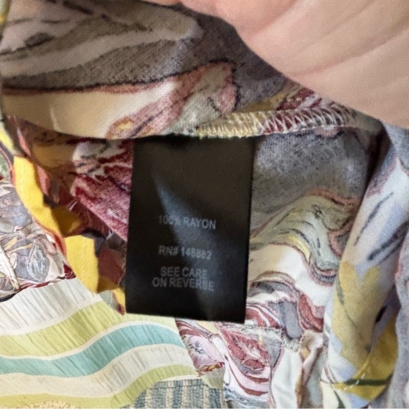 Torrid Mini Challis Off Shoulder Hi-Low Skirt Set Size 5X - Picture 9 of 13